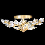 Foret Ceiling Light Fixture - Gold Leaf / Crystal