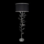 Foret Floor Lamp - Silver Leaf / Black / Silver Leaf