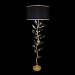 Foret Floor Lamp - Gold Leaf / Black / Gold Leaf