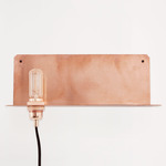 90 Degree Plug-In Wall Sconce - Copper