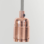 E27 Pendant - Copper and Gray