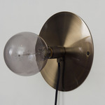 E27 Plug-In Wall Sconce - Bronze