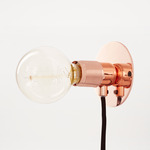 E27 Plug-In Wall Sconce - Copper