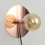 E27 Plug-In Wall Sconce - Copper