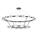 Austen 2-Tier Chandelier - Aged Old Bronze / Alabaster