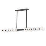 Austen Linear Chandelier - Aged Old Bronze / Alabaster