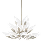 Blossom Chandelier - Silver Leaf / Clear