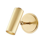Bushwick Adjustable Wall Sconce - Aged Brass
