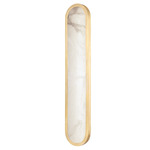 Manhasset Wall Sconce - Aged Brass / Alabaster