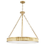 Middlebury Pendant - Aged Brass / Frosted
