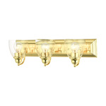 Birmingham Bathroom Vanity Light - Polished Brass / Clear
