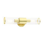 Bancroft Bathroom Vanity Light - Satin Brass / Clear