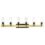 Beckett Bathroom Vanity Light - Satin Brass / Clear