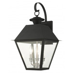 Mansfield Outdoor Wall Sconce - Black