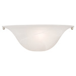 Wynnewood Wall Sconce - Painted Satin Nickel / White Alabaster Glass