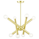 Stafford Chandelier - Satin Brass