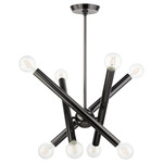 Stafford Chandelier - Black Chrome