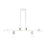 Bannister Linear Chandelier - White