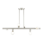 Bannister Linear Chandelier - Brushed Nickel