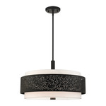 Noria Chandelier - Black / Off White