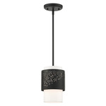 Noria Mini Pendant - Black / Off White