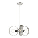 Modesto Low Chandelier - Brushed Nickel