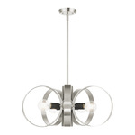 Modesto Low Chandelier - Brushed Nickel