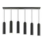 Ardmore Linear Multi Light Pendant - Shiny Black