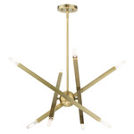 Monaco Chandelier - Antique Brass