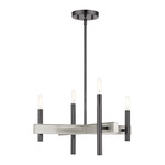 Denmark Chandelier - Black Chrome