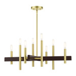 Denmark Chandelier - Satin Brass