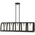Stoneridge Chandelier - Textured Black