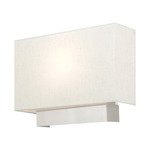 Meadow Wall Sconce - Brushed Nickel / Oatmeal