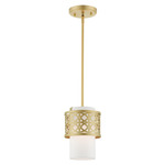 Calinda Mini Pendant - Soft Gold / Off White