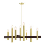 Helsinki Chandelier - Satin Brass