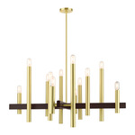 Helsinki Chandelier - Satin Brass