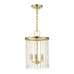 Elizabeth Pendant - Antique Brass / Crystal
