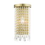 Elizabeth Wall Sconce - Antique Brass / Crystal