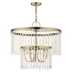 Elizabeth Chandelier - Antique Brass / Crystal