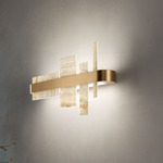 Honice Wall Sconce - Matte Gold / Onyx