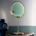 Horo Table Lamp - Brushed Brass / Green Glass