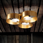 Sound Ceiling Light - Brushed Gold / Diffused Lens