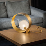 Sound Table Lamp - Brushed Gold / Diffused Lens