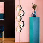 Sound Floor Lamp - Matte Black / Brushed Brass / Diffused Lens