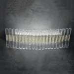 Vegas Wall Sconce - Champagne / Transparent Glass