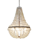 Ariel Chandelier - Antiqued Silver / Clear