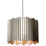 Grayson Chandelier - Stainless Steel / Mirror