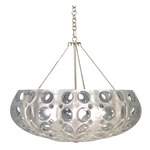 Luna Chandelier - Silver / Pearl