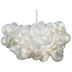 Muriel Cloud Chandelier - Silver / Clear