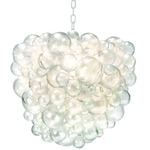 Nimbus Chandelier - Silver / Clear